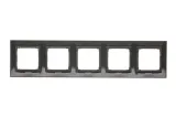 simon54-ramka-5-moduly-dr5-46-brazowy-stan-nowy