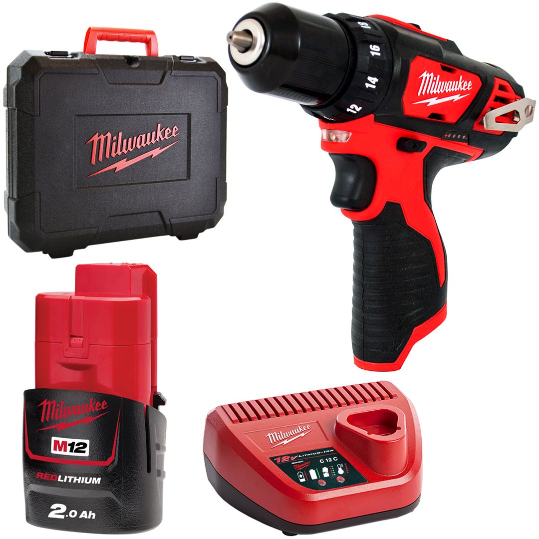 Milwaukee Trapano Avvitatore A Batteria M12 BDD-201C | Compatto E Potente - Foto 6