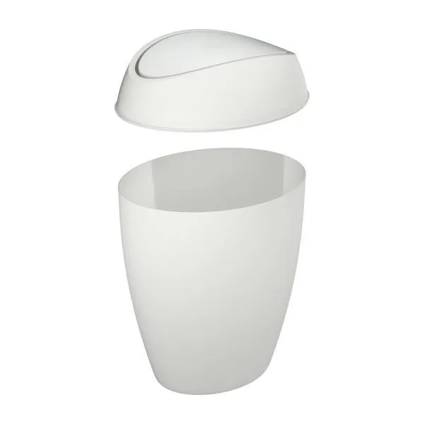 umbra-kosz-twirla-metallic-white