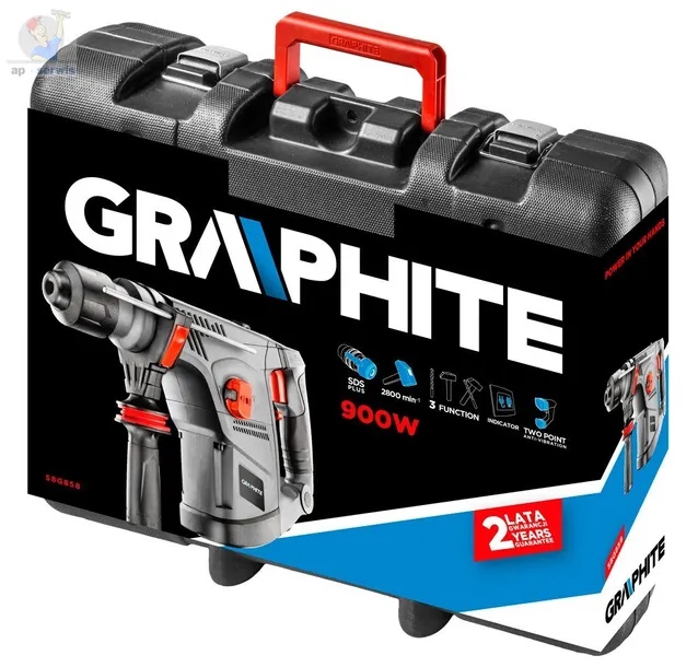 graphite-mlot-udarowy-sds-900w-energia-udaru-4-2-j