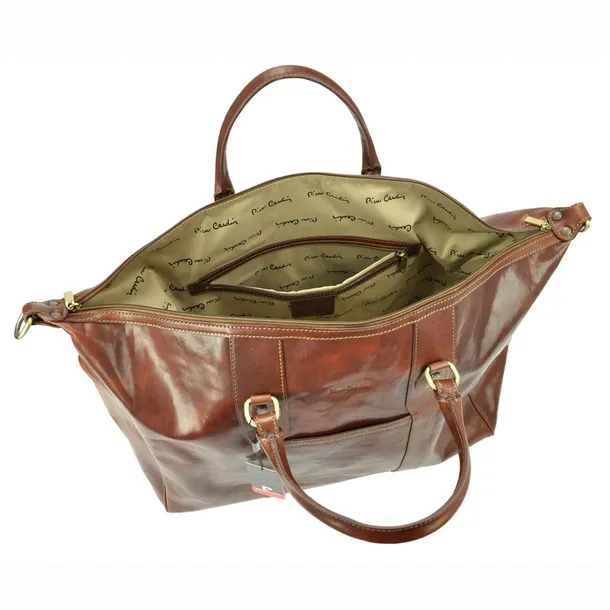 damska-torba-podrozna-pierre-cardin-4220-gnc-skora-naturalna-czarny-dlugosc-paska-45-cm-stan-nowy