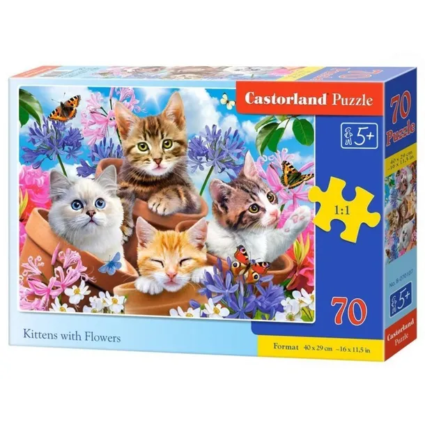 puzzle-70-kittens-with-flowers