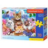puzzle-70-kittens-with-flowers