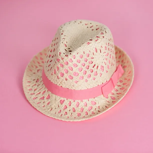 kapelusz-pink-elegance-handmade-stan-nowy