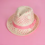 kapelusz-pink-elegance-handmade-stan-nowy