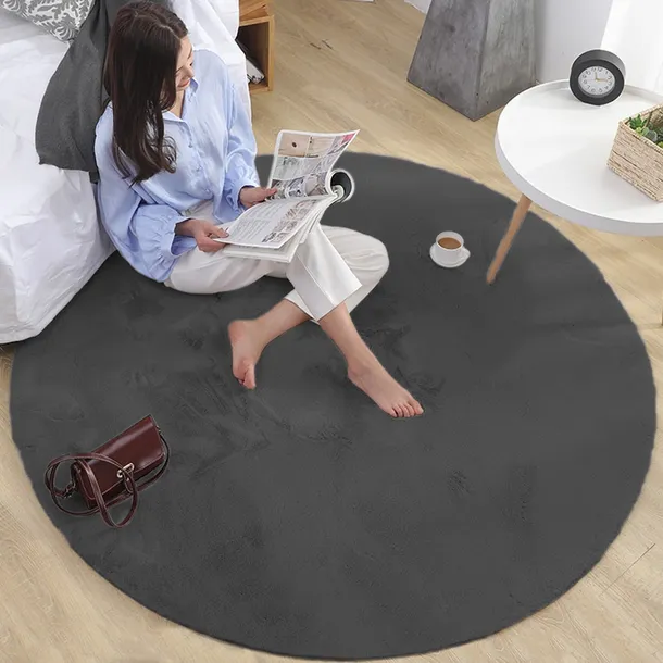 dywan-okragly-rabbit-strado-150x150-deepgrey-szary-stan-nowy-ksztalt-kolo