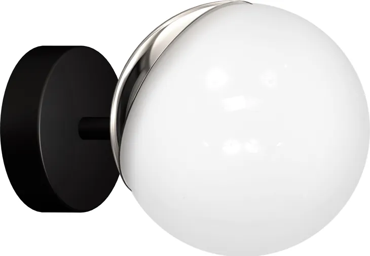 kinkiet-sfera-black-chrome-1xe14