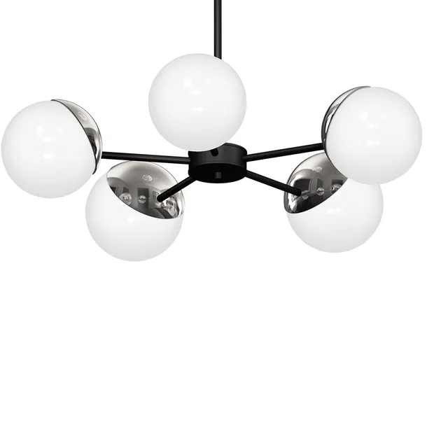 zyrandol-sfera-black-chrome-5xe14