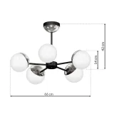 zyrandol-sfera-black-chrome-5xe14