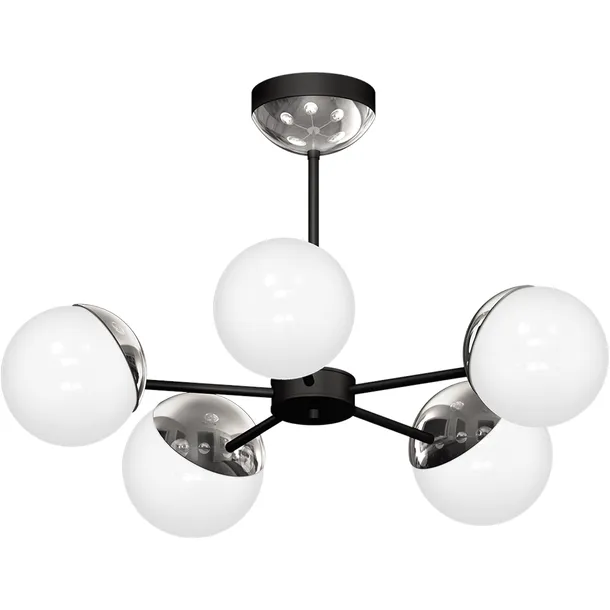 zyrandol-sfera-black-chrome-5xe14