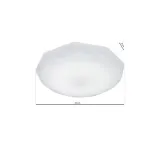 plafon-hex-24w-led-500-mm