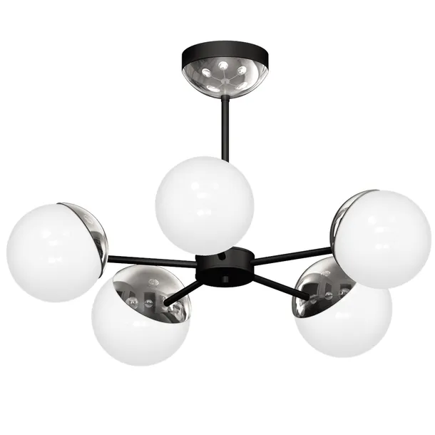 zyrandol-sfera-black-chrome-5xe14