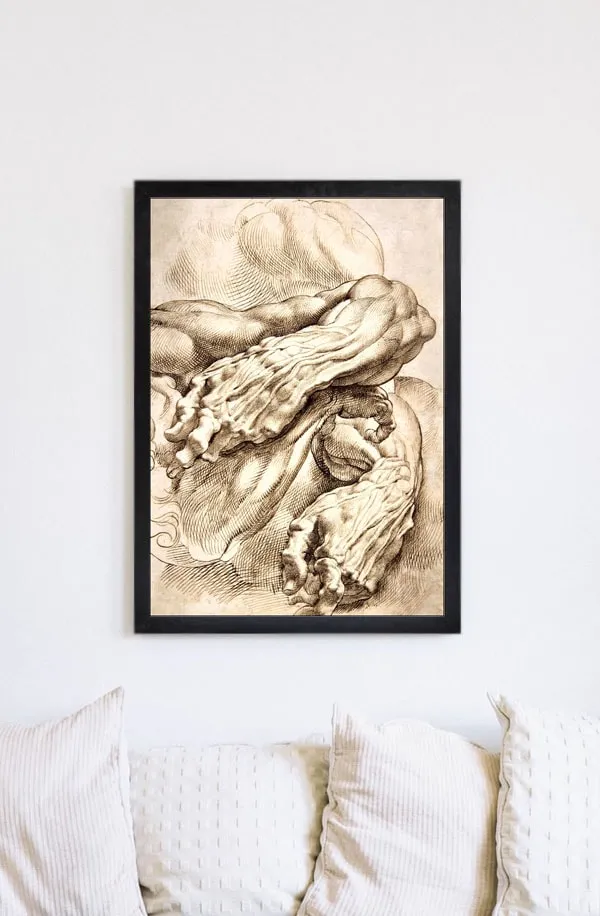 anatomical-studies-a-left-forearm-in-two-positions