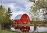 barn-and-reflection-in-oregon-carol-highsmith
