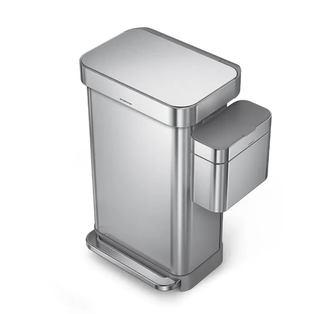 kompostownik-stal-nierdzewna-simplehuman-stan-nowy