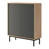 komoda-basic-bkd104-grafit-mat-jackson-hickory