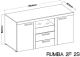 komoda-rumba-2f-2s-dab-lefkas-stan-nowy