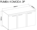 komoda-rumba-3f-dab-lefkas-stan-nowy