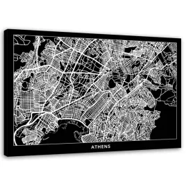 obraz-na-plotnie-ateny-plan-miasta-120x80