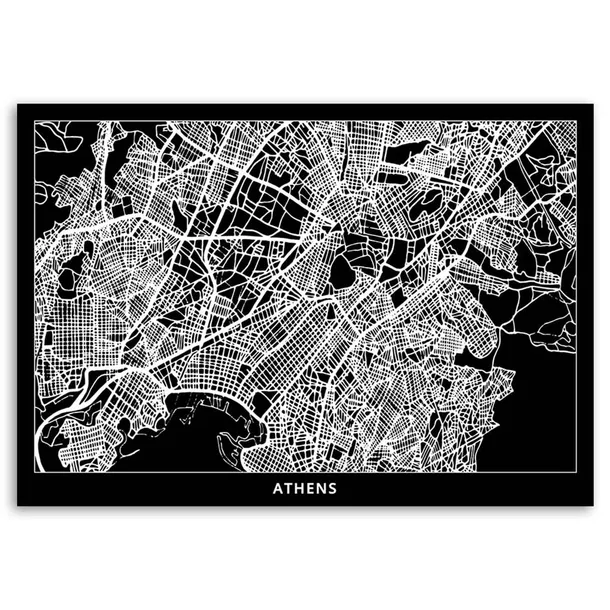 obraz-na-plotnie-ateny-plan-miasta-90x60-sposob-wykonania-druk-cyfrowy