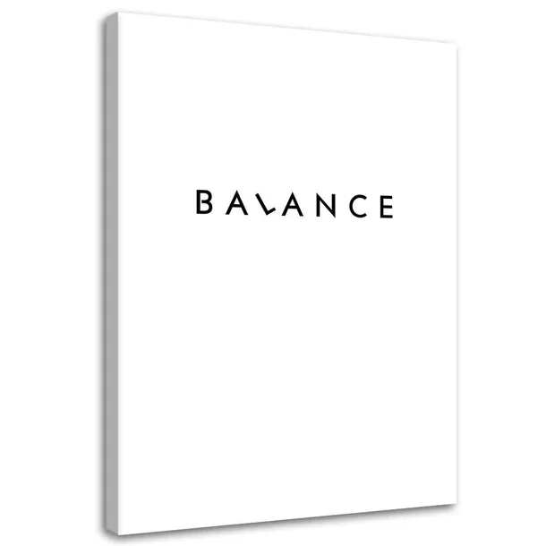 obraz-na-plotnie-napis-balance-60x90