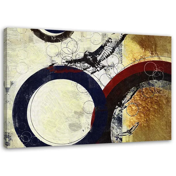 obraz-na-plotnie-abstrakcja-kola-akwarela-60x40
