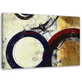 obraz-na-plotnie-abstrakcja-kola-akwarela-60x40