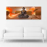 obraz-na-plotnie-buddha-abstrakcja-90x30-stan-nowy
