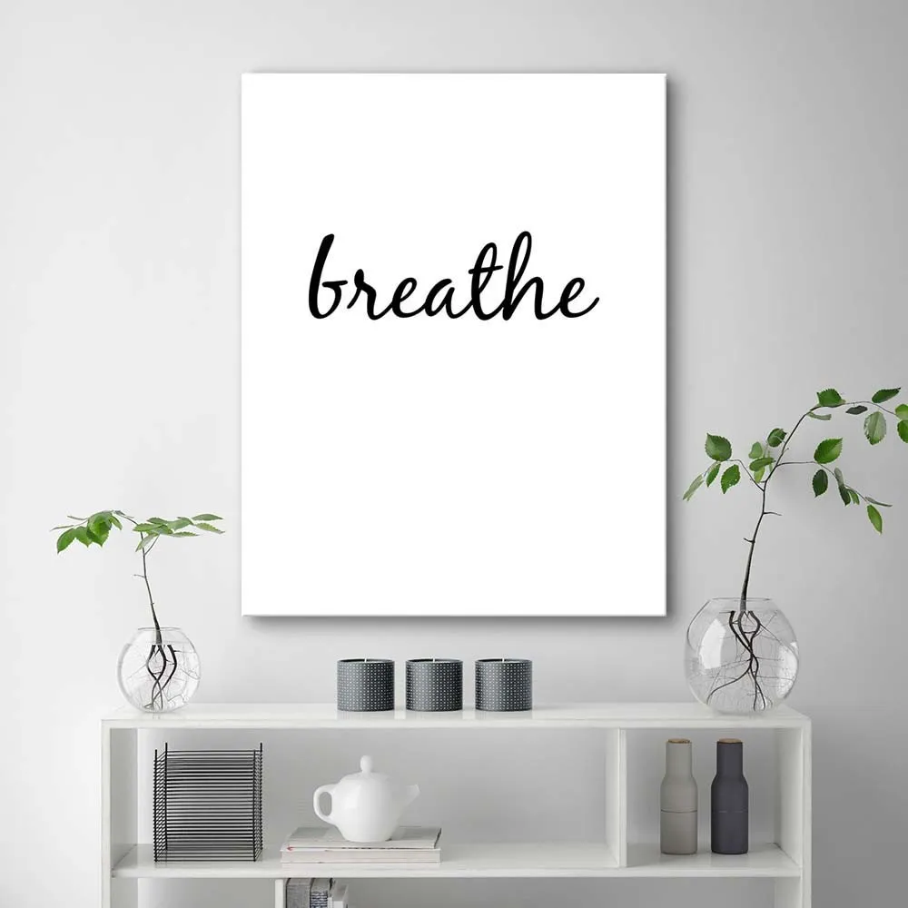 obraz-na-plotnie-napis-breathe-40x60