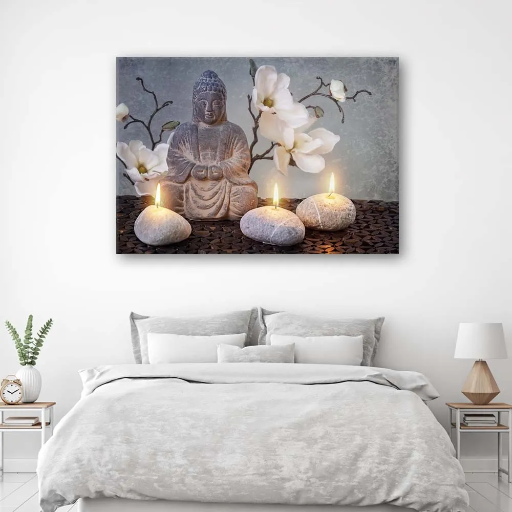 obraz-na-plotnie-buddha-zen-storczyk-60x40