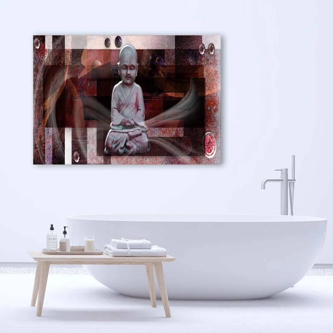 obraz-na-plotnie-abstrakcja-buddha-zen-spa-60x40