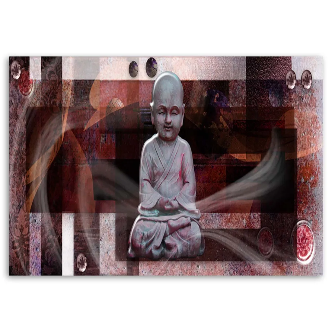 obraz-na-plotnie-abstrakcja-buddha-zen-spa-60x40