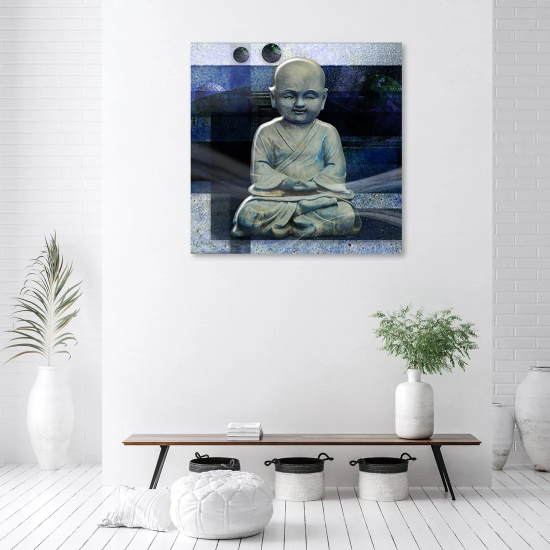 obraz-na-plotnie-budda-zen-niebieski-40x40