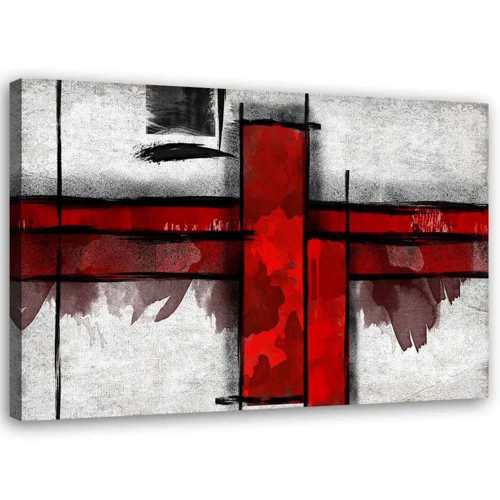 obraz-na-plotnie-czerwona-abstrakcja-120x80-stan-nowy