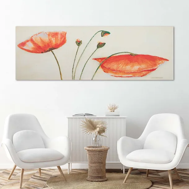 obraz-na-plotnie-czerwone-maki-150x50-stan-nowy