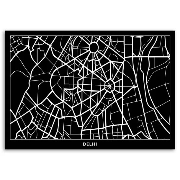 obraz-na-plotnie-delhi-plan-miasta-60x40-sposob-wykonania-druk-cyfrowy
