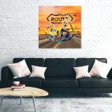 obraz-na-plotnie-droga-66-route-60x60-stan-nowy