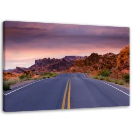 obraz-na-plotnie-droga-route-66-usa-60x40