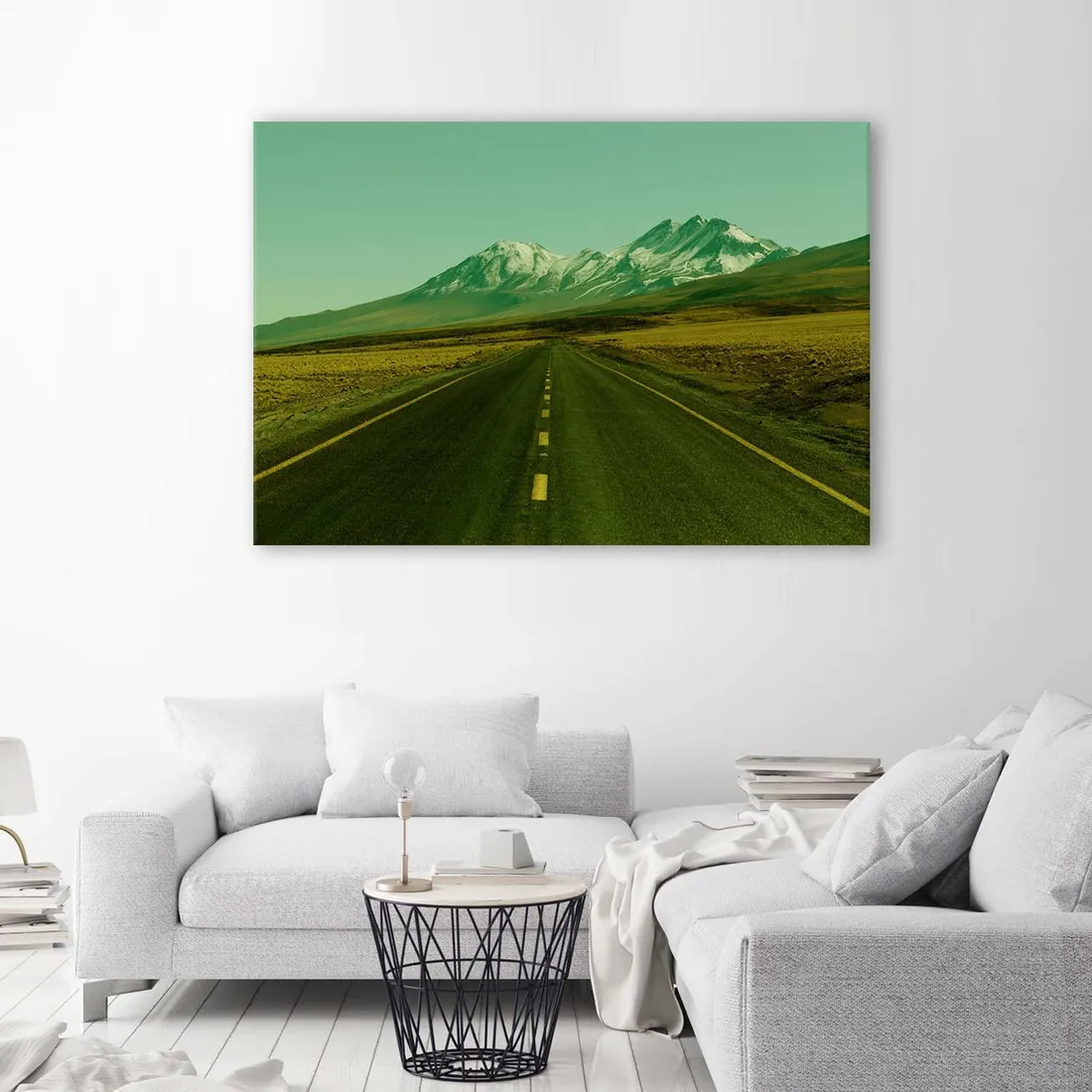 obraz-na-plotnie-droga-route-66-gory-120x80