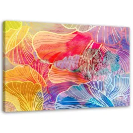 obraz-na-plotnie-kolorowa-abstrakcja-60x40