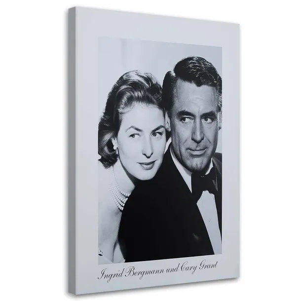 obraz-na-plotnie-ingrid-bergmann-cary-gran-60x90