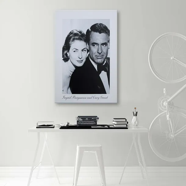 obraz-na-plotnie-ingrid-bergmann-cary-gran-60x90-stan-nowy