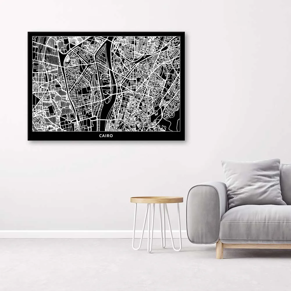 obraz-na-plotnie-kair-plan-miasta-90x60