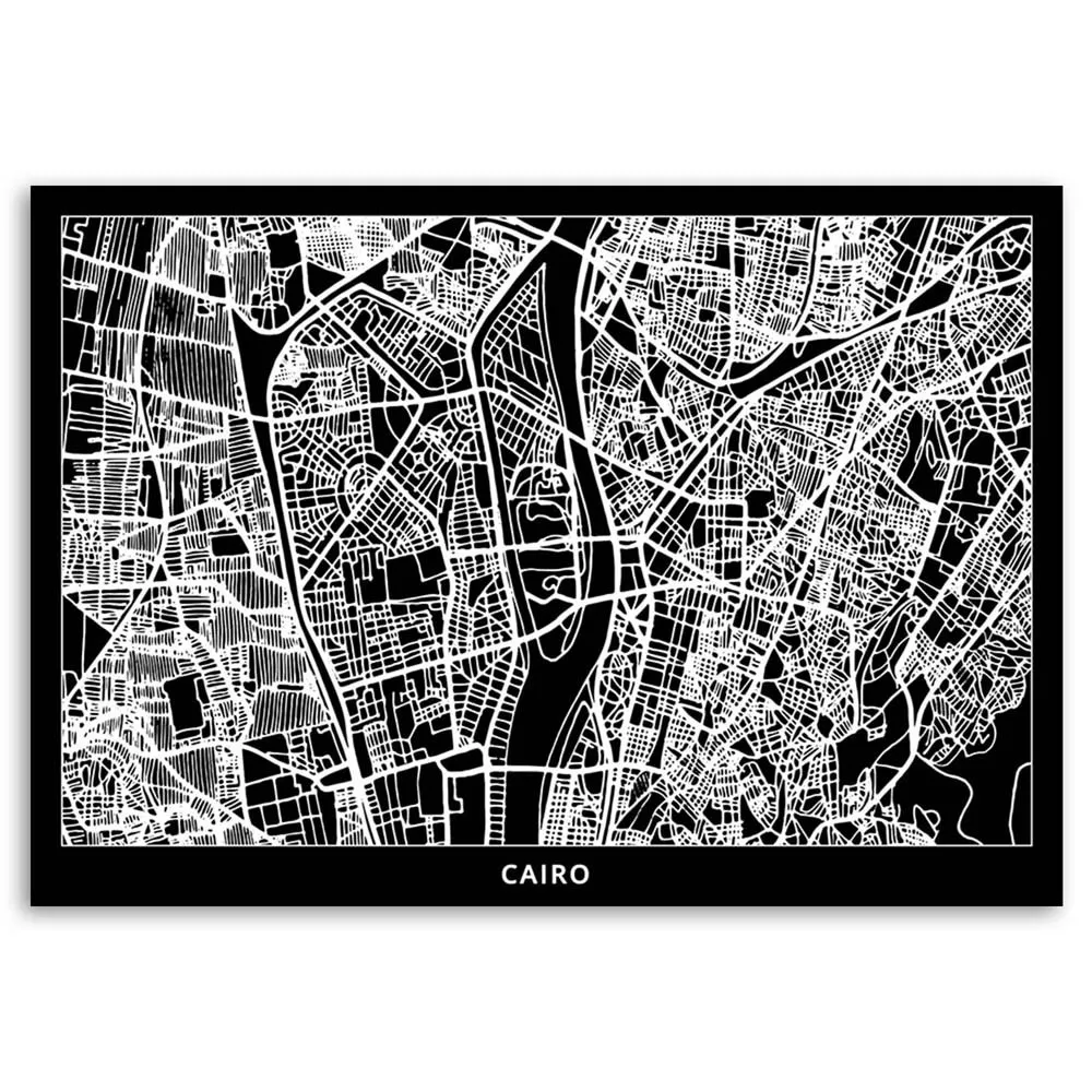 obraz-na-plotnie-kair-plan-miasta-90x60