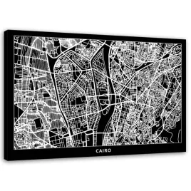 obraz-na-plotnie-kair-plan-miasta-60x40