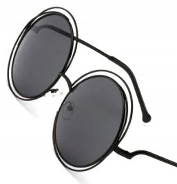 neubau eyewear Owalne okulary przeciws\u0142oneczne kremowy-z\u0142oto W stylu casual Akcesoria Okulary przeciwsłoneczne Owalne okulary przeciwsłoneczne 
