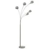 lampa-stojaca-200-cm-5-x-e14-srebrna-stan-nowy