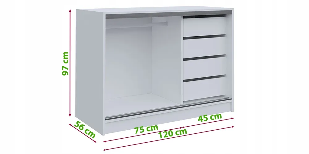 komoda-loft-120-bialy-mat-stan-nowy