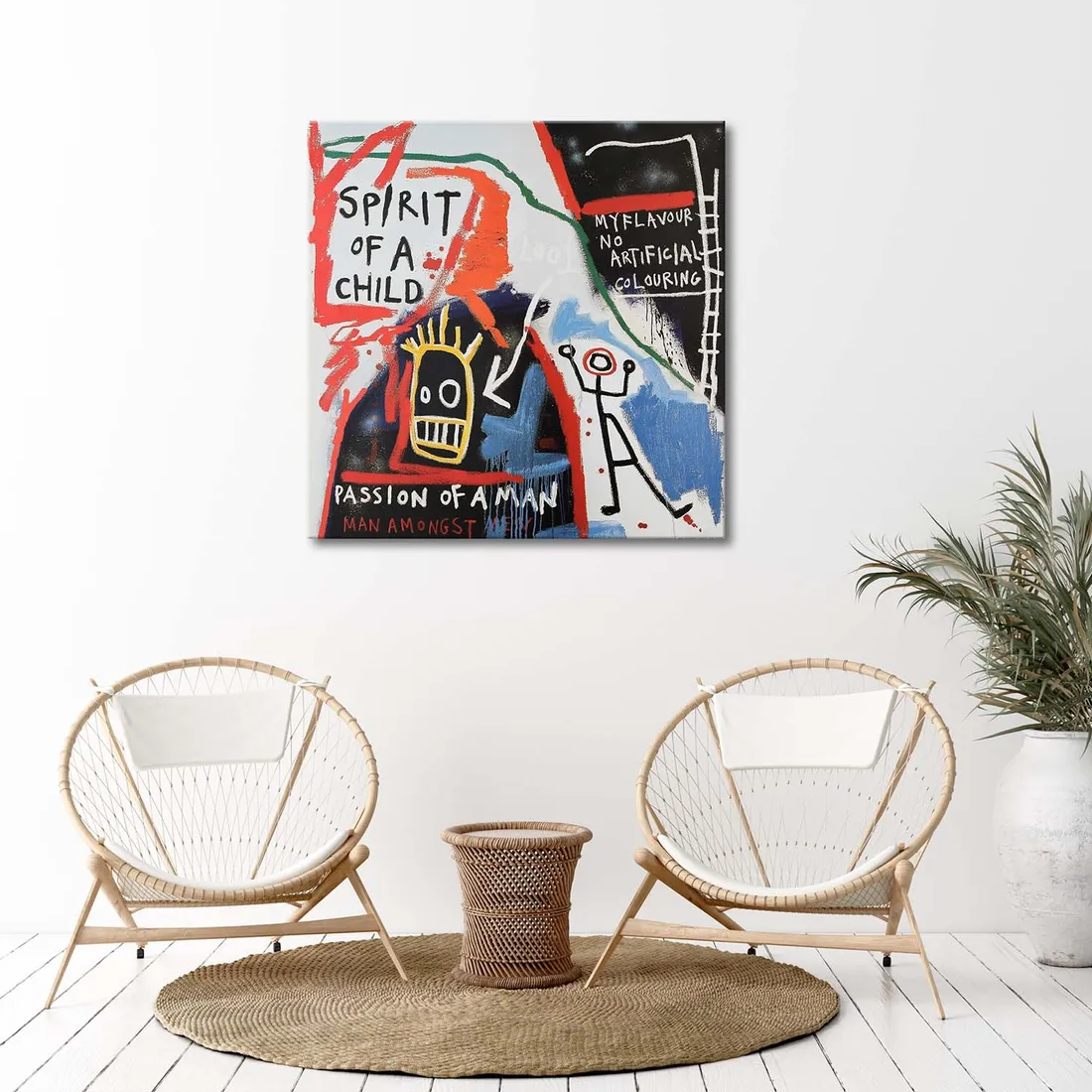 obraz-na-plotnie-pop-art-napis-tekst-40x40