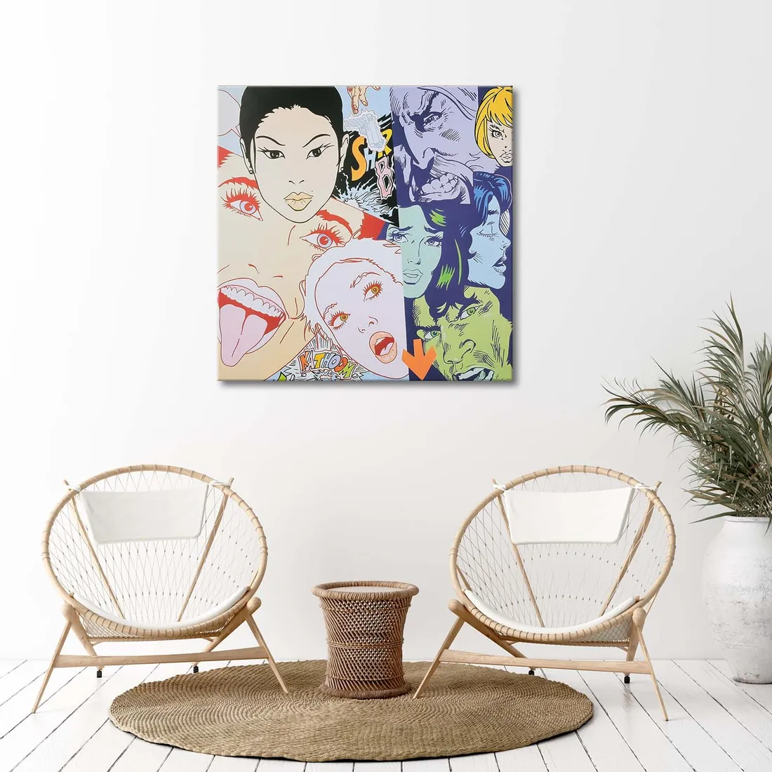 obraz-na-plotnie-pop-art-twarze-40x40